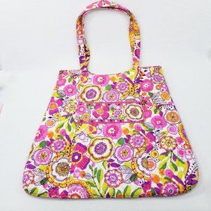 Large Vera Bradley Clementine Shoulder Bag w/Large Front Slip Pocket - VGC